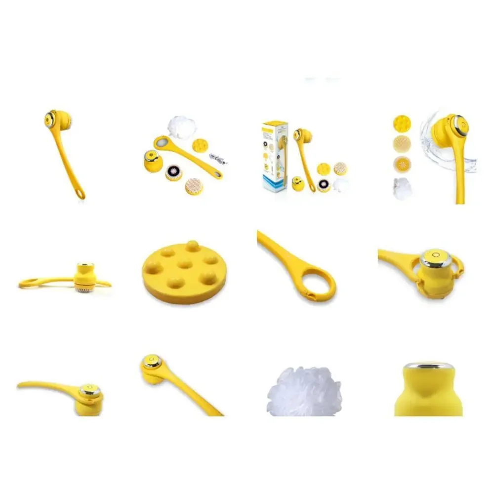 New ISO Beauty Yellow Cleansing & Exfoliating Body Brush retail is 200 E4